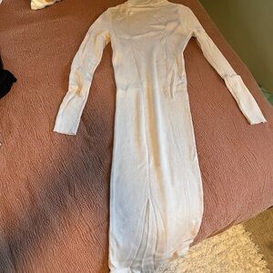 Elegant Long Sleeve Knit Dress